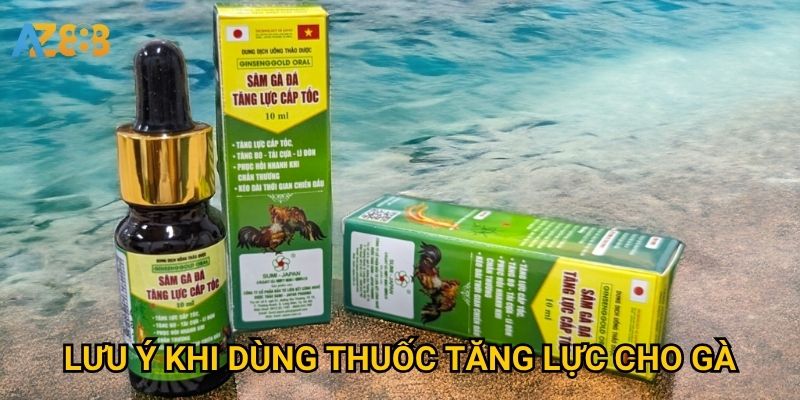 Lưu ý khi dùng thuốc tăng lực cho gà