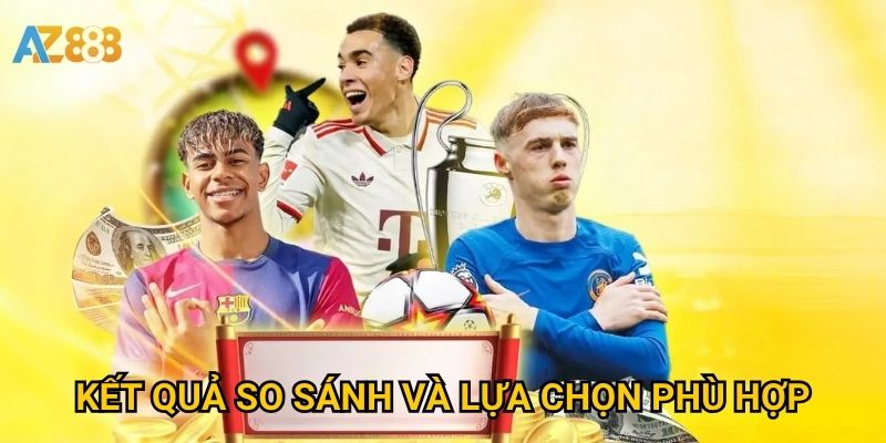 Kết quả so sánh và lựa chọn phù hợp